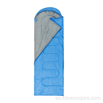 Saco de dormir para campamento de nylon en forma de envolope